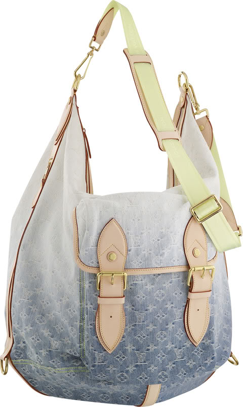 MonogramDenimSunburstGMBlue Louis Vuitton Spring/Summer 2010 Handbags + Accessories