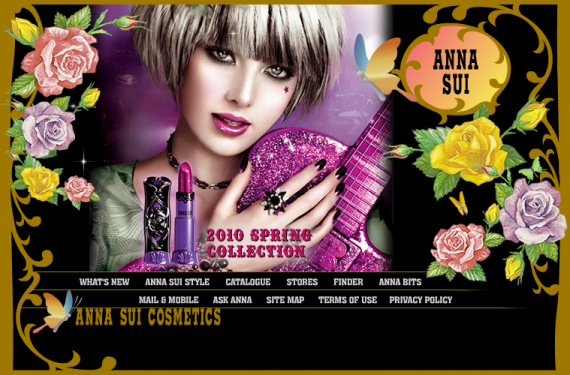 anna-sui-cosmetics-ss10 Cole Haan, Anna Sui Cosmetics, Chanel Fragrance, Marc Jacobs, Lanvin, Lacoste, Balenciaga SS 2010 Ad Campaigns