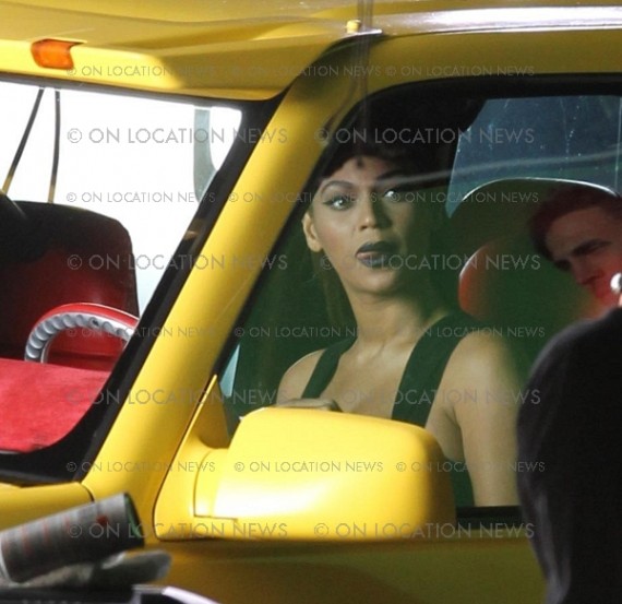 Beyoncé & Lady Gaga On Set For New Music Video “Telephone”