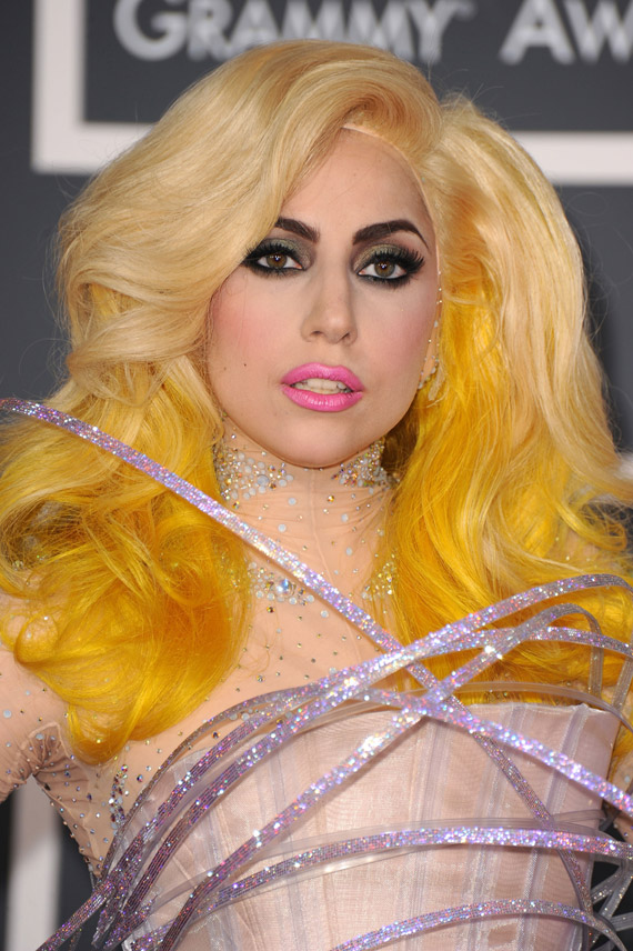 lady-gaga-grammy-awards-2010-02 Lady Gaga, Rihanna, Beyonce, Katy Perry, Ciara at the 52nd Annual Grammy Awards 2010