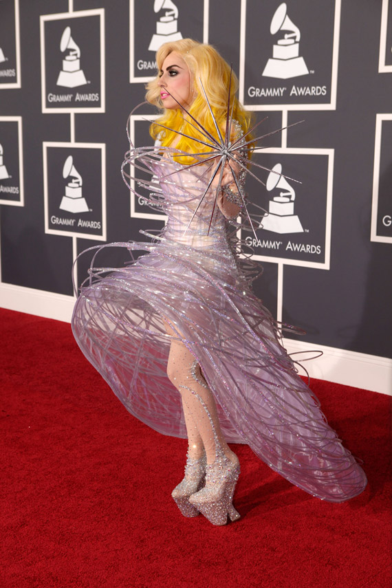 lady-gaga-grammy-awards-2010-03 Lady Gaga, Rihanna, Beyonce, Katy Perry, Ciara at the 52nd Annual Grammy Awards 2010