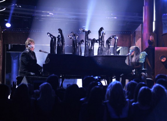 lady-gaga-grammy-awards-2010-performance-03 Lady Gaga, Rihanna, Beyonce, Katy Perry, Ciara at the 52nd Annual Grammy Awards 2010