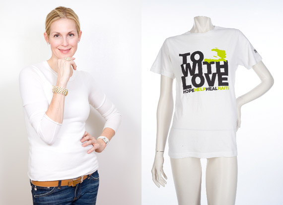 QVC at Mercedes Benz Fashion Week + Fashion for Haiti T shirts