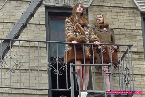 Karl Lagerfeld Shoots Freja Beha Erichsen & Abbey Lee Kershaw for Chanel Fall/Winter 2010 Ad Campaign @ LES