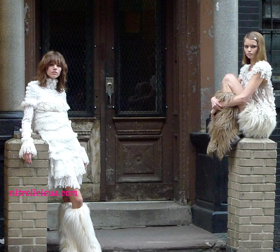 Karl Lagerfeld Shoots Freja Beha Erichsen & Abbey Lee Kershaw for Chanel Fall/Winter 2010 Ad Campaign @ LES