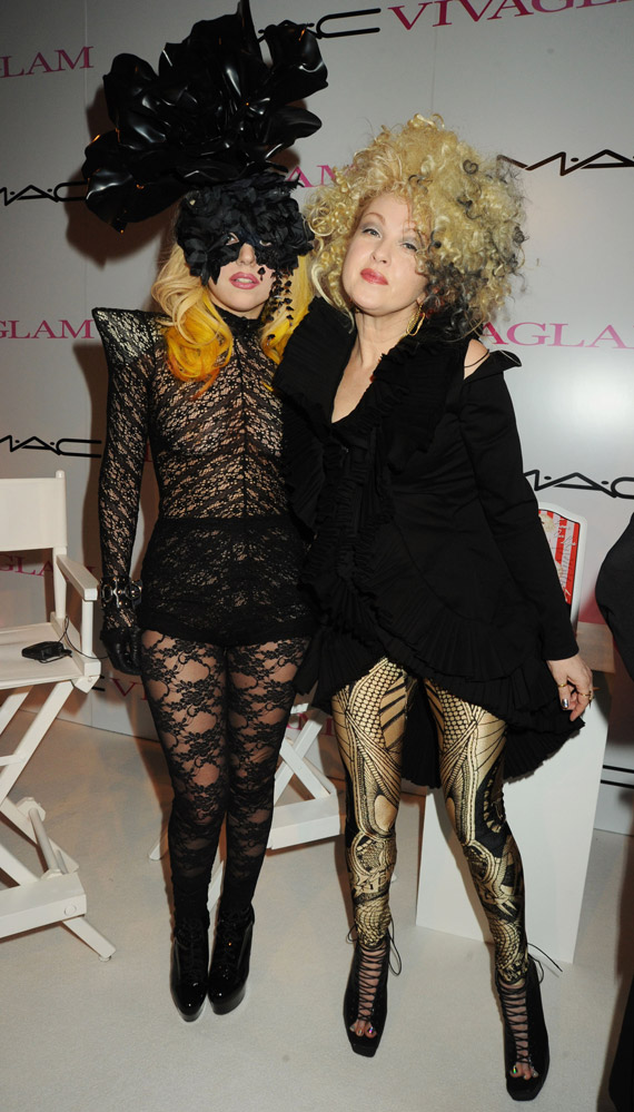 MAC Viva Glam Launch in London with Lady Gaga & Cyndi Lauper