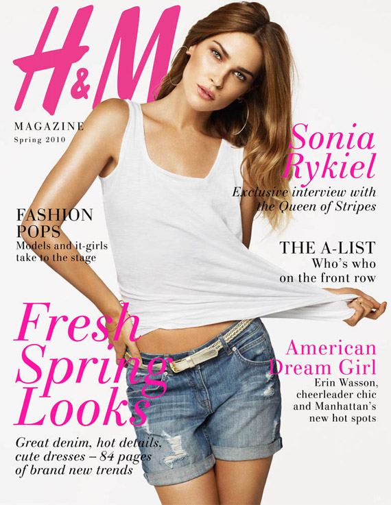 H&M Spring 2010 Magazine: Erin Wasson Perfect Match
