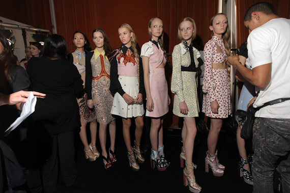 Miu Miu Spring 2010 Backstage   Models, Beauty, Bags & Shoes