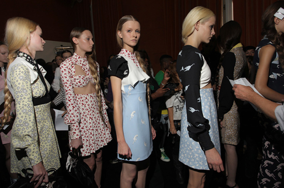 Miu Miu Spring 2010 Backstage   Models, Beauty, Bags & Shoes