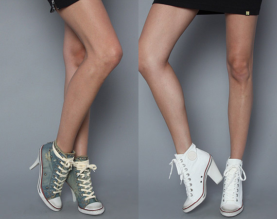 Ash High Top High Heeled Sneaker   Stones & Spot