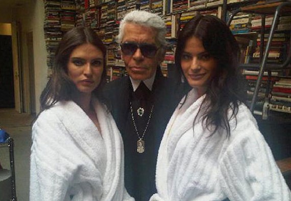 Leaked Photos from Karl Lagerfelds Pirelli 2011 Calendar Shoot!