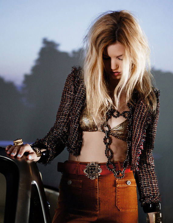 Georgia May Jagger for Chanel Cruise 2010 11 Saint Tropez