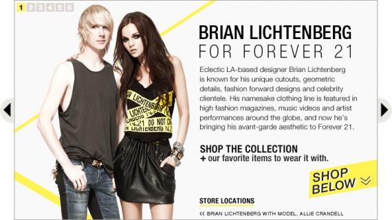 Brian Lichtenberg for Forever 21 Collection   Available Now