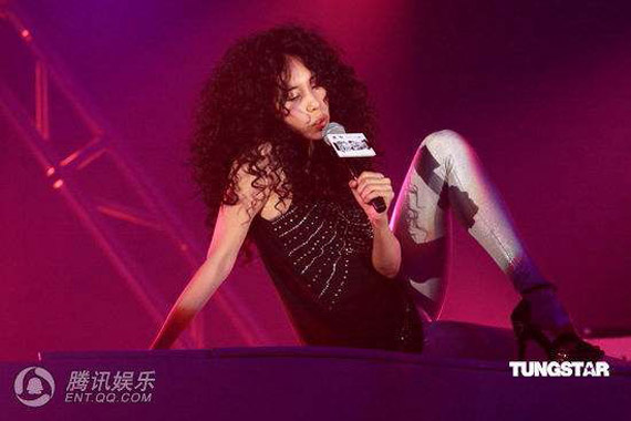 Karen Mok Rockin H&M By Night Studded Tank Top