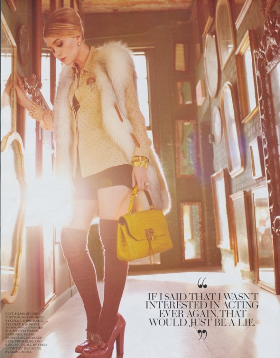 Ashley Olsen Covers Fashion Magazine September 2010