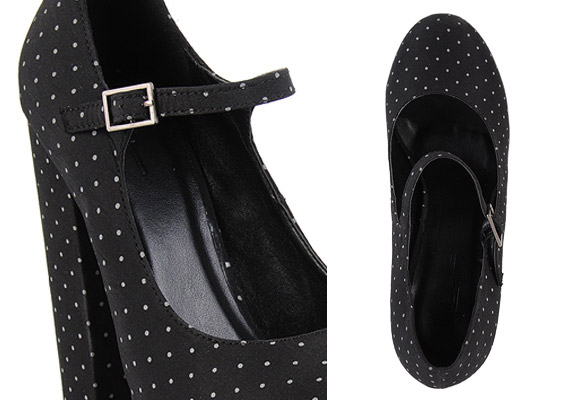 Forever 21 Polka Dot Platform Heels