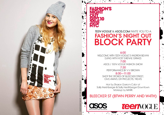 Fashion’s Night Out 2010   September 10 @ 6 11PM