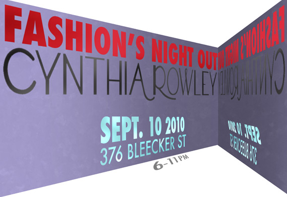 Fashion’s Night Out 2010   September 10 @ 6 11PM