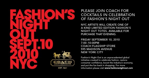 Fashion’s Night Out 2010   September 10 @ 6 11PM