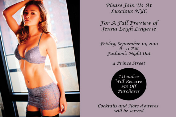 Fashion’s Night Out 2010   September 10 @ 6 11PM