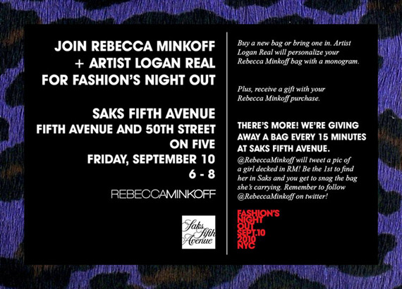 Fashion’s Night Out 2010   September 10 @ 6 11PM