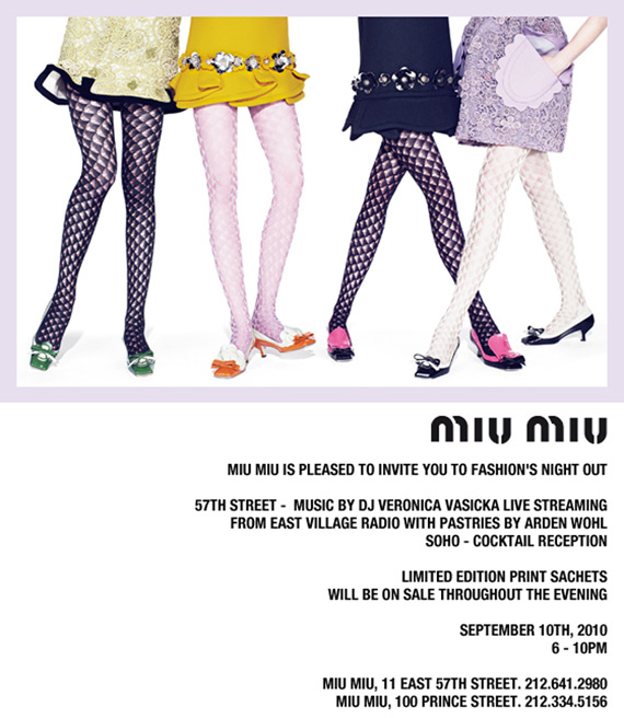Fashion’s Night Out 2010   September 10 @ 6 11PM