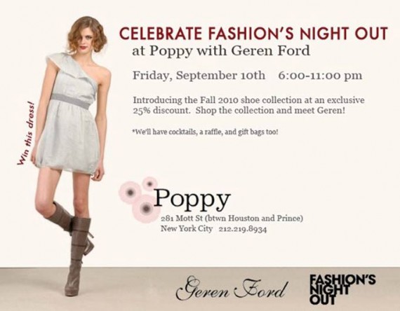 Fashion’s Night Out 2010   September 10 @ 6 11PM