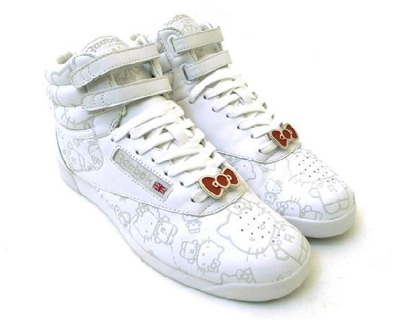 Hello Kitty x Reebok Freestyle HI   Lux Kitty