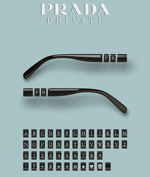 The Prada Private glasses