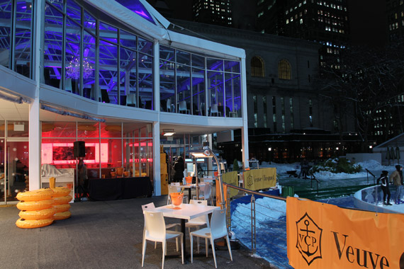 Clicquot in the Snow Event @ Bryant Park