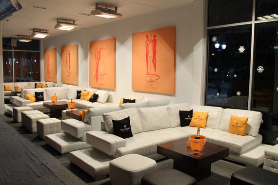 Clicquot in the Snow Event @ Bryant Park