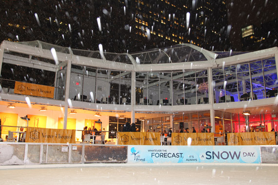 Clicquot in the Snow Event @ Bryant Park