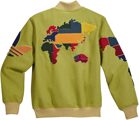 Jeremy Scott x adidas Original Globe Varsity Jacket