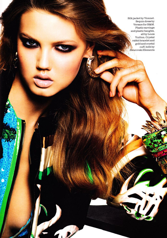 Versace for H&M in ELLE UK