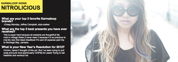 nitro:licious x Karmaloop iKons Holiday Gift Guide