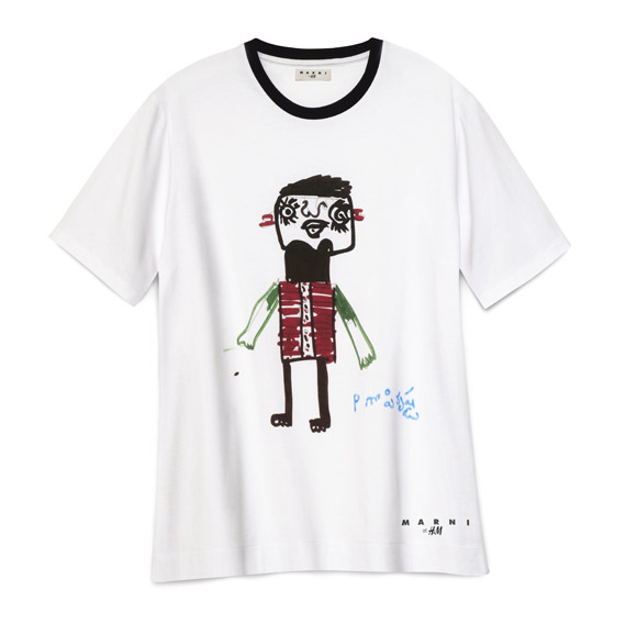 Marni at H&M T shirt for Japan Red Cross Society