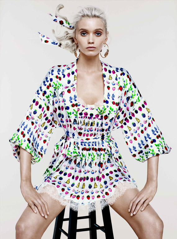 Versace for H&M Cruise 2012 Lookbook ft Abbey Lee Kershaw