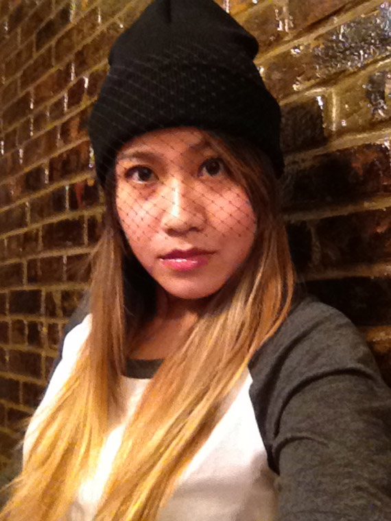 DIY Jil Sander Veiled Beanie