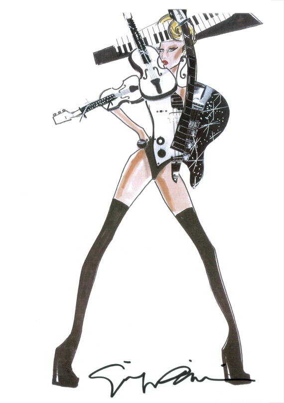 lady-gaga-ga-look-03 Lady Gaga to wear Giorgio Armani for Born This Way Ball Asian tour
