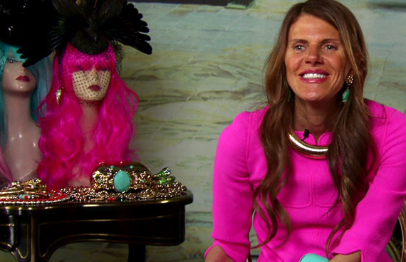 Anna Dello Russo at H&M Accessories Collection