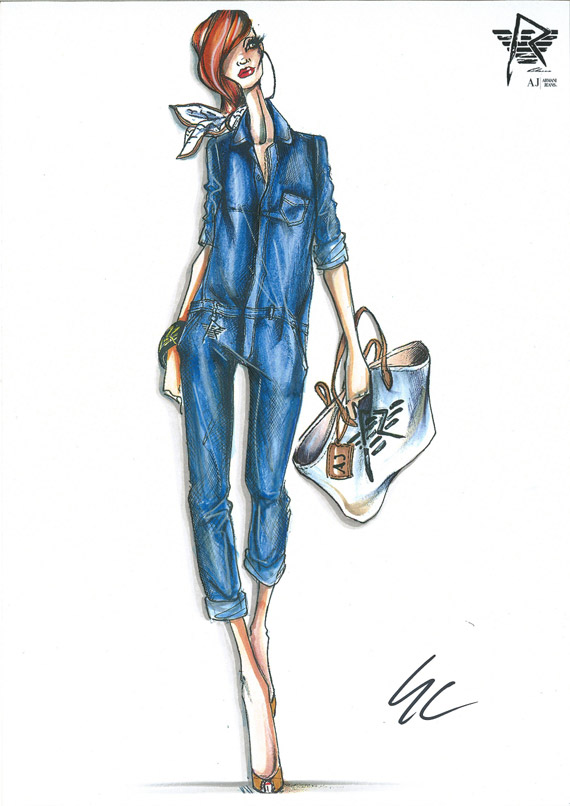 sketch_2 Rihanna for Armani Jeans and Emporio Armani Underwear