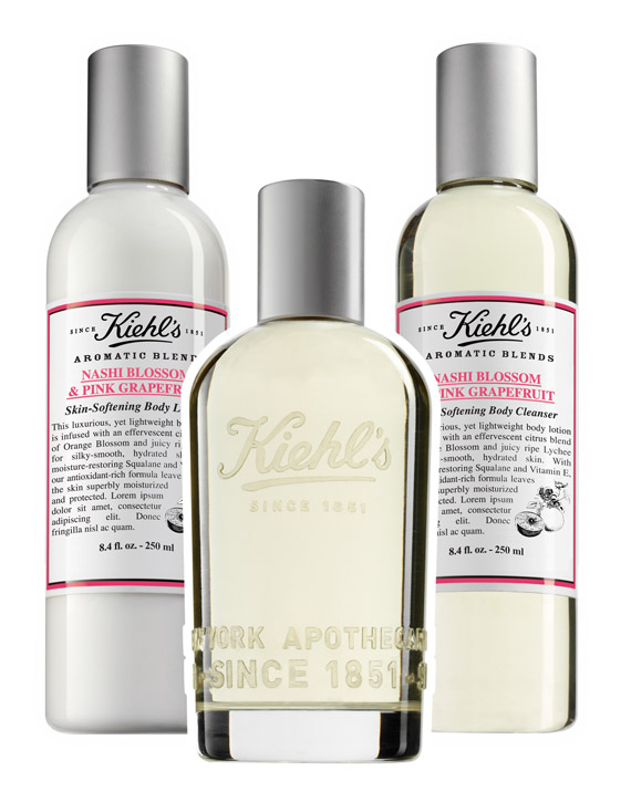 Nashi-Blossom-Pink-Grapefruit-Range Kiehls Aromatic Blends Collection