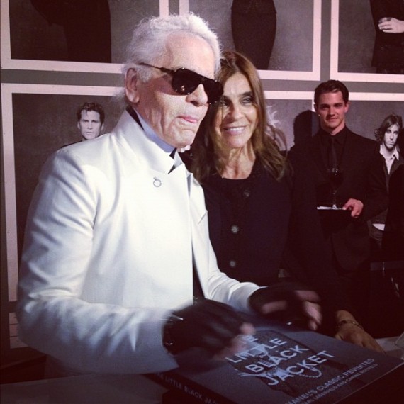 instagram-karl-lagerfeld-carine-roitfeld nitro:licious on Instagram