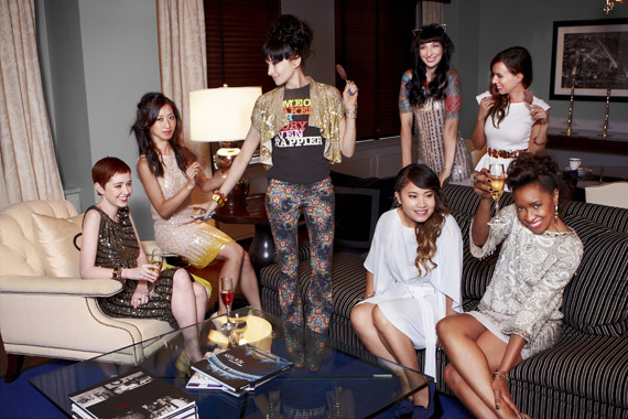 MAGNUM Ice Cream x alice + olivia by Stacey Bendet Look