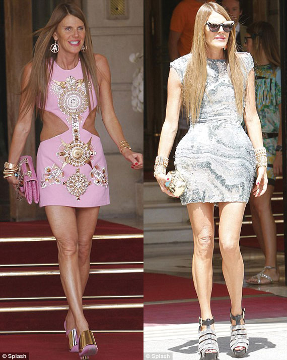 ADR rockin Anna Dello Russo at H&M