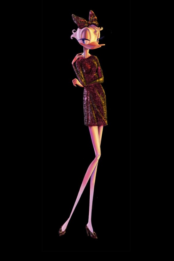 Barneys x Disney Electric Holiday Campaign