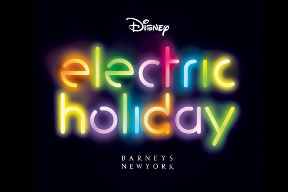 Barneys x Disney Electric Holiday Campaign