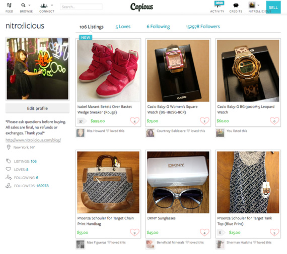 nitro:licious on Copious – Updated with new items!