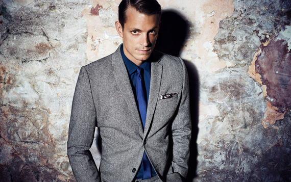 Joel Kinnaman for H&M Mens Fall 2012 Ad Campaign