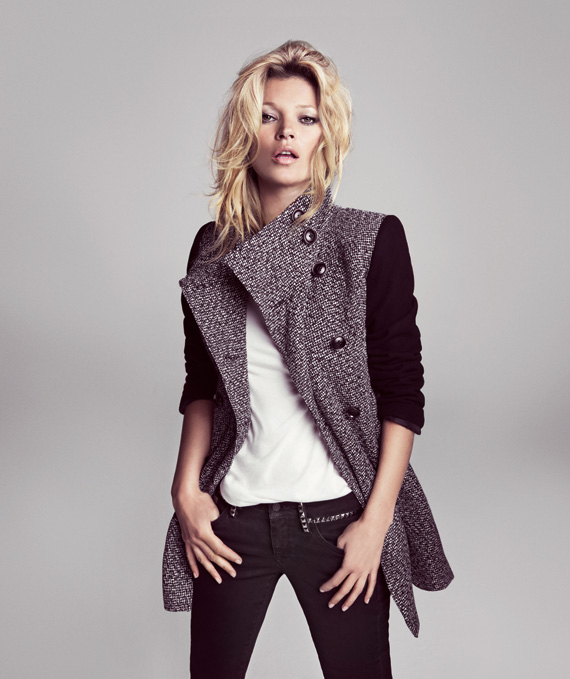 Kate Moss for Mango Winter 2012 Ad Campaign